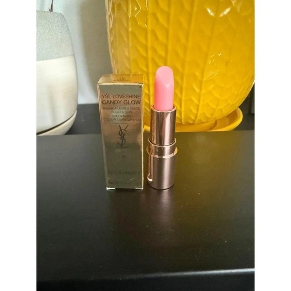 Ysl love shine 1B pink sunrise lip balm mini NIB